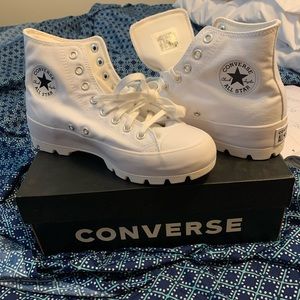 Converse w/chunky heel